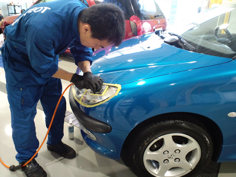 愛車の目のかすみに．．．