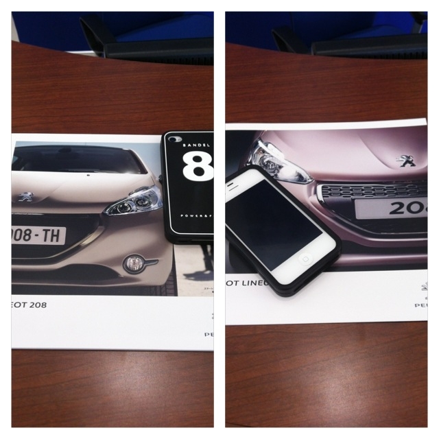 ◇iPhone5とプジョー208◇