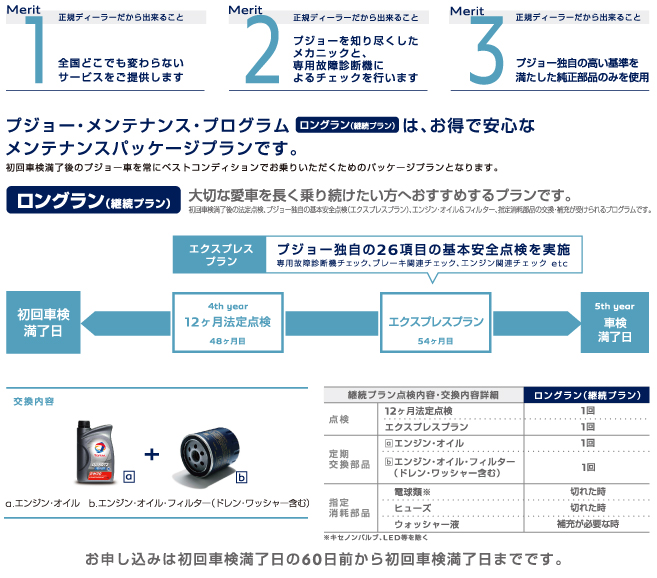 初回車検をお迎えするお客さまへ