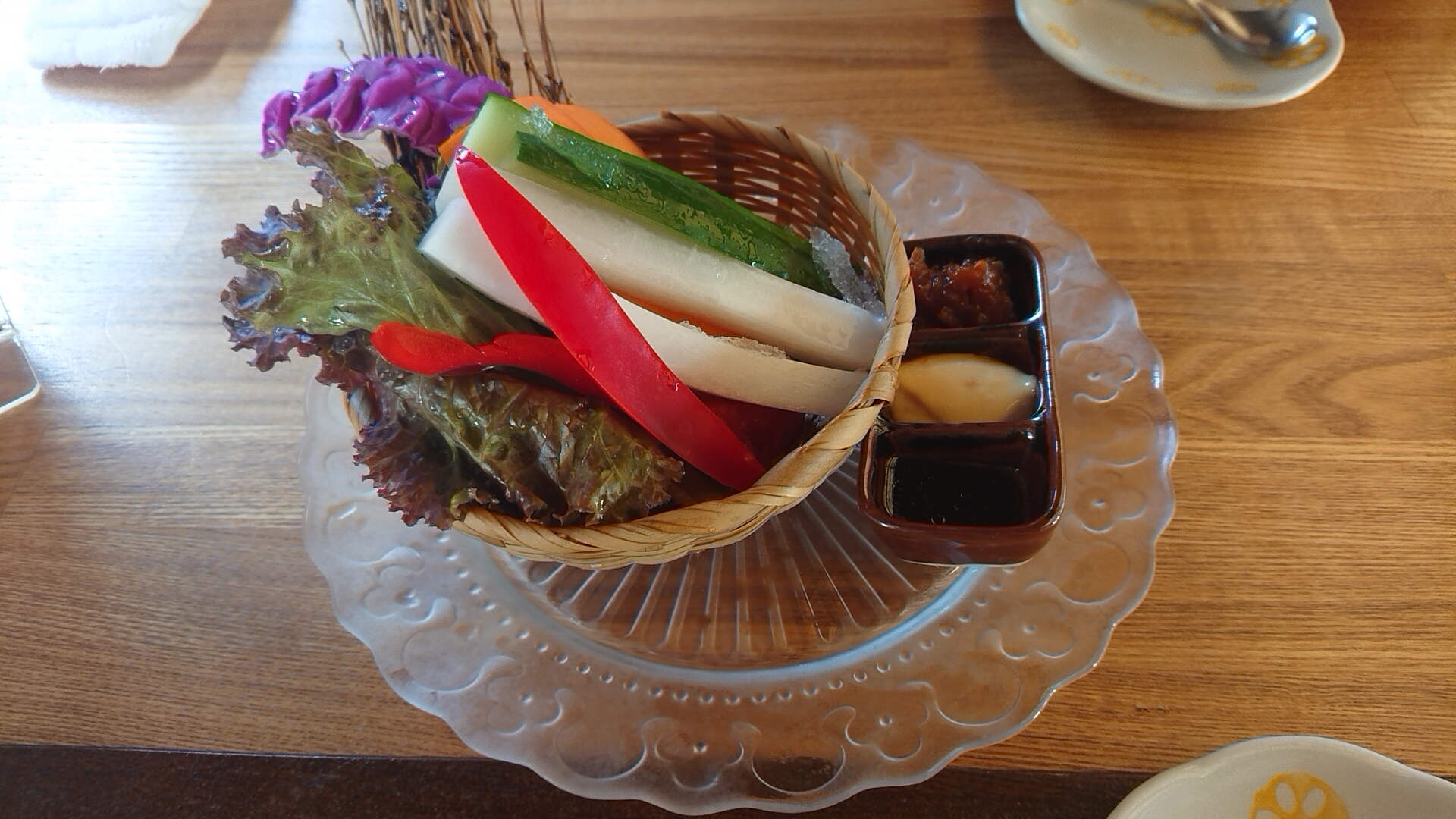 古民家でランチ。