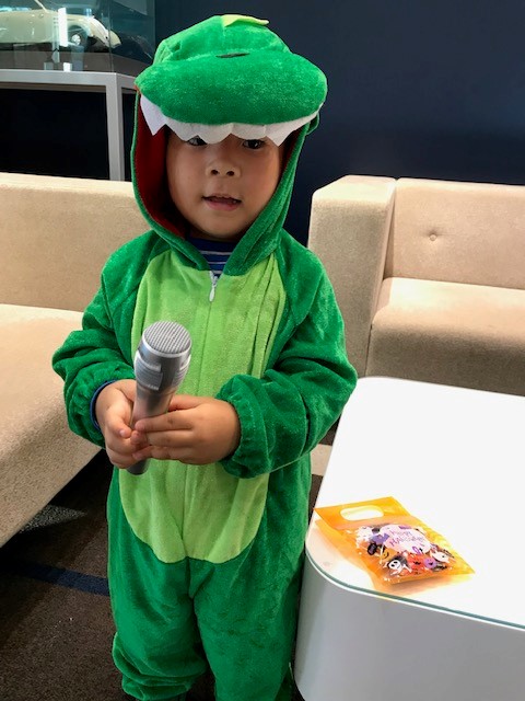 恐竜現るっ!