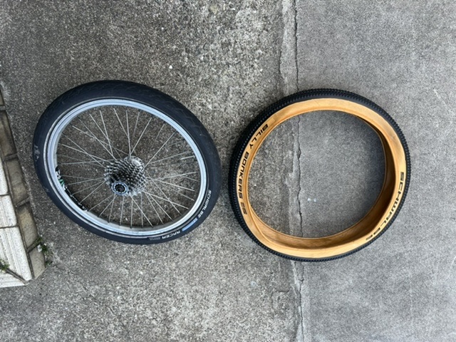 タイヤを交換しました！